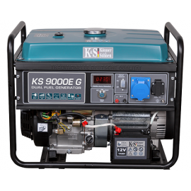 Generator de curent 6,5 kw pe gaz si benzina KS 9000 EG